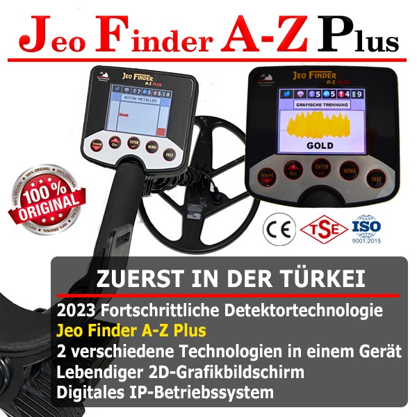 JeoFinder A-Z Plus Deep Gold Metall Detektor