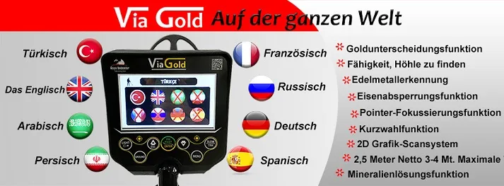 Heiliger Detektor Metalldetektor Bildschirm-Detektor Schatz Detektor