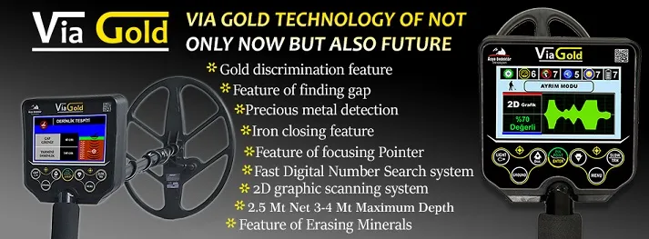High Quality Cheap Metal Detector, Via Gold Deep Treasure Gold Metal Detector, Treasure Gold Detector with Screen, Deep Detector Via Gold