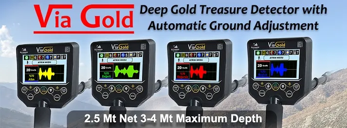 High Quality Cheap Metal Detector, Via Gold Deep Treasure Gold Metal Detector, Treasure Gold Detector with Screen Metal Detector