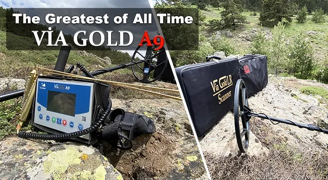 Viagold A9 Gold Metal Detector, Via Gold A9 Gold Finder Detector, Gold Treasure Metal Finder Detector, Quality gold metal detector, Gold Detector