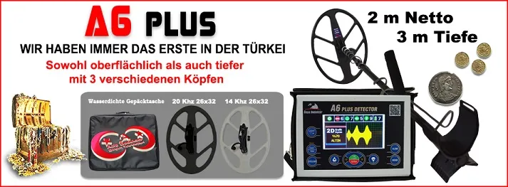 A6 PLUS Gold und Schatz Detektor