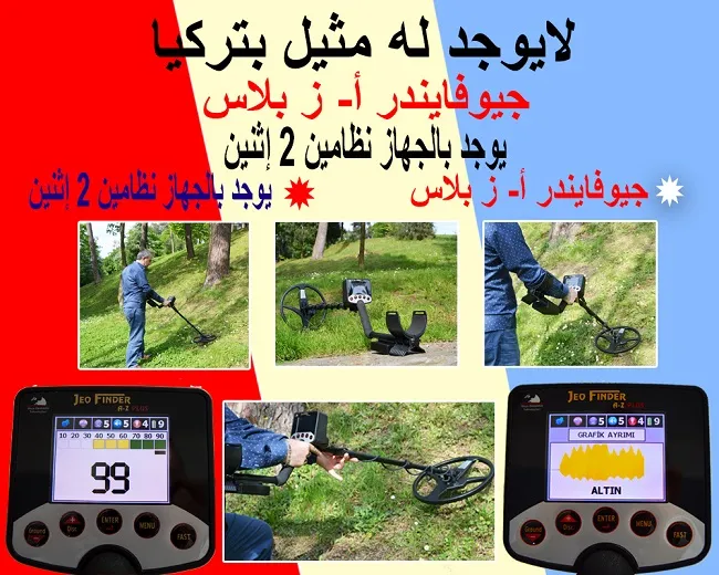 JeoFinder A-Z Plus جهاز كشف الذهب العميق