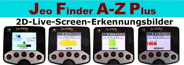 JeoFinder A-Z Plus Deep Gold Metall Detektor