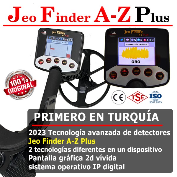JeoFinder A-Z Plus Detector de Metales de Oro Profundo