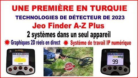 JeoFinder A-Z Plus Détecteur de Métaux en or Profond