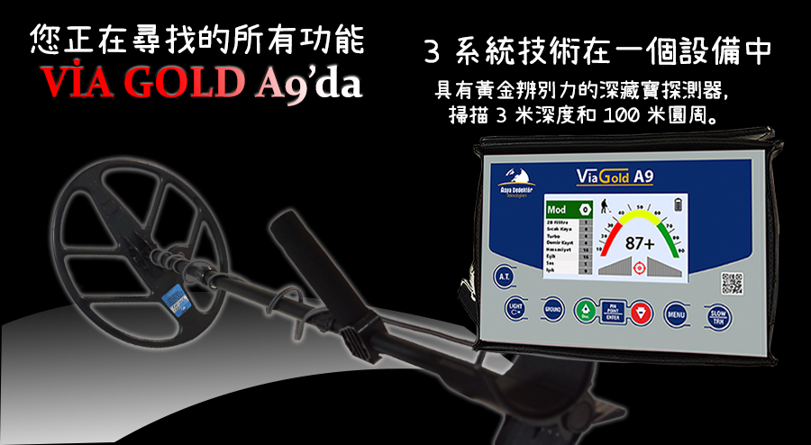 Via Gold A9 黄金金属探测器