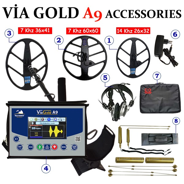 Via Gold A9 Gold Metal Detector