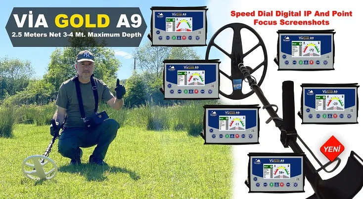 Via gold A9 Gold Metal Detector, Via Gold A9 Gold Finder Detector, Gold Treasure Metal Finder Detector, Quality gold metal detector
