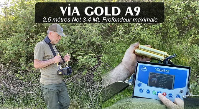 Via Gold A9 Or Détecteur de Métaux