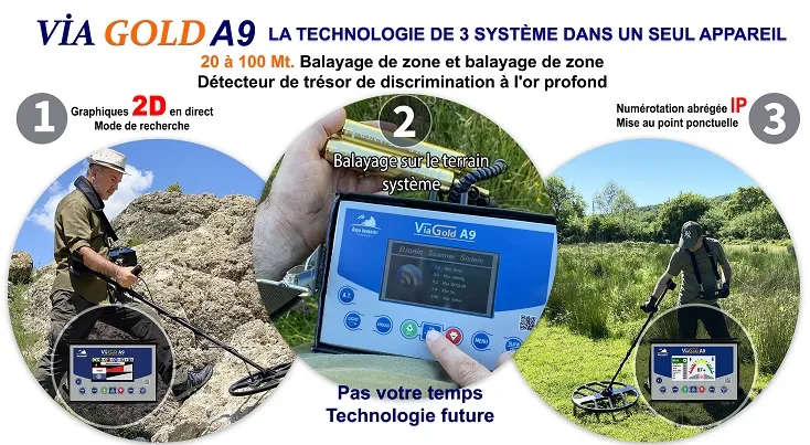 Via Gold A9 Or Détecteur de Métaux