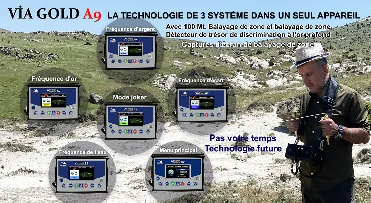 Via Gold A9 Or Détecteur de Métaux
