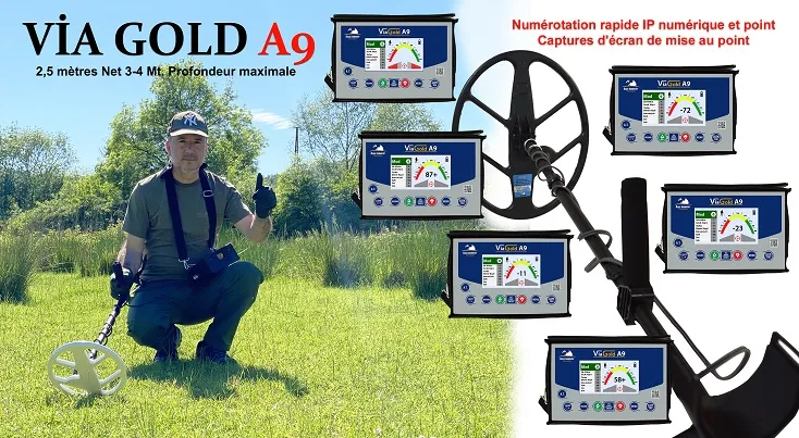 Via Gold A9 Or Détecteur de Métaux
