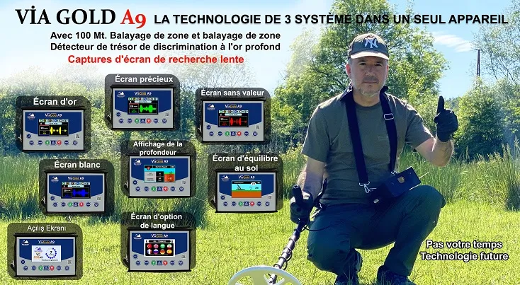 Via Gold A9 Or Détecteur de Métaux
