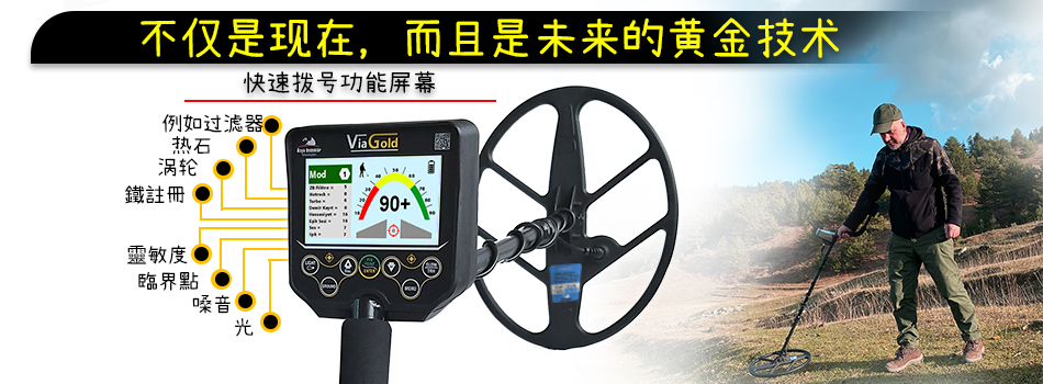 Via Gold 黄金金属探测器