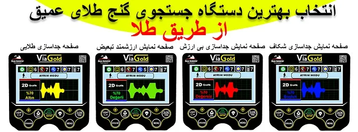فلزیاب طلای گنج Via Gold