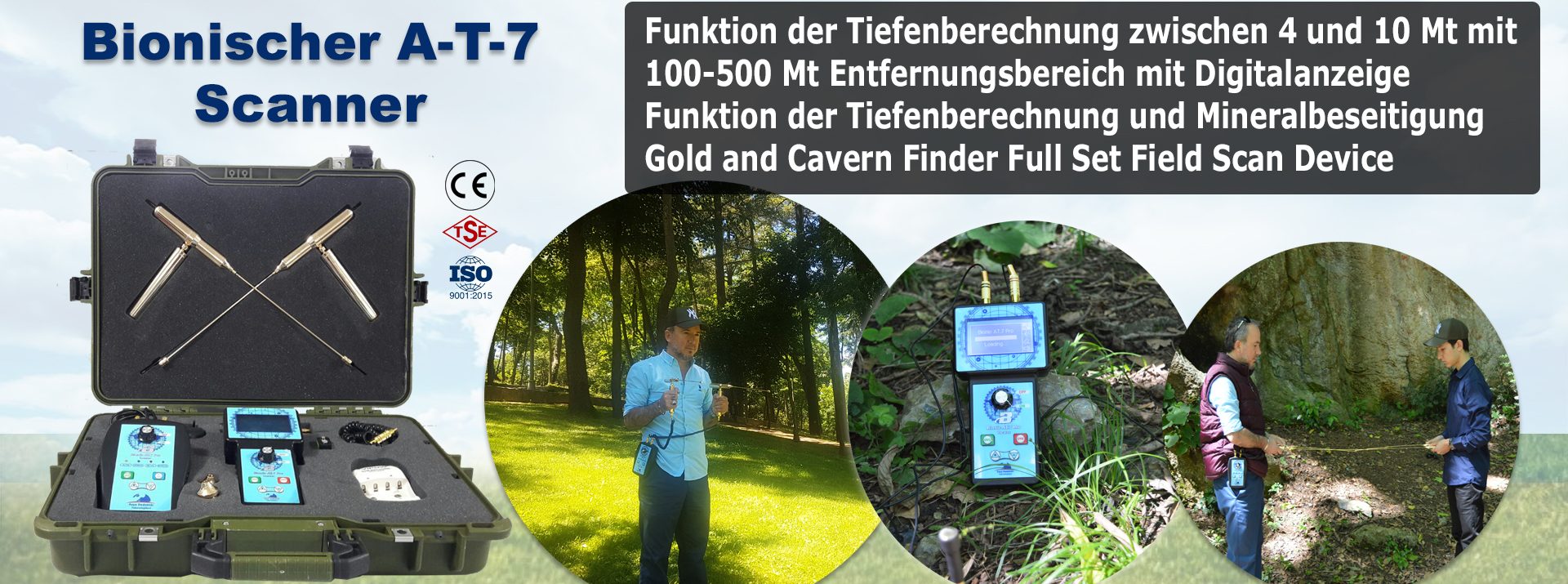 Bionic A-T-7 Pro Field Scanning Detector-Gerät