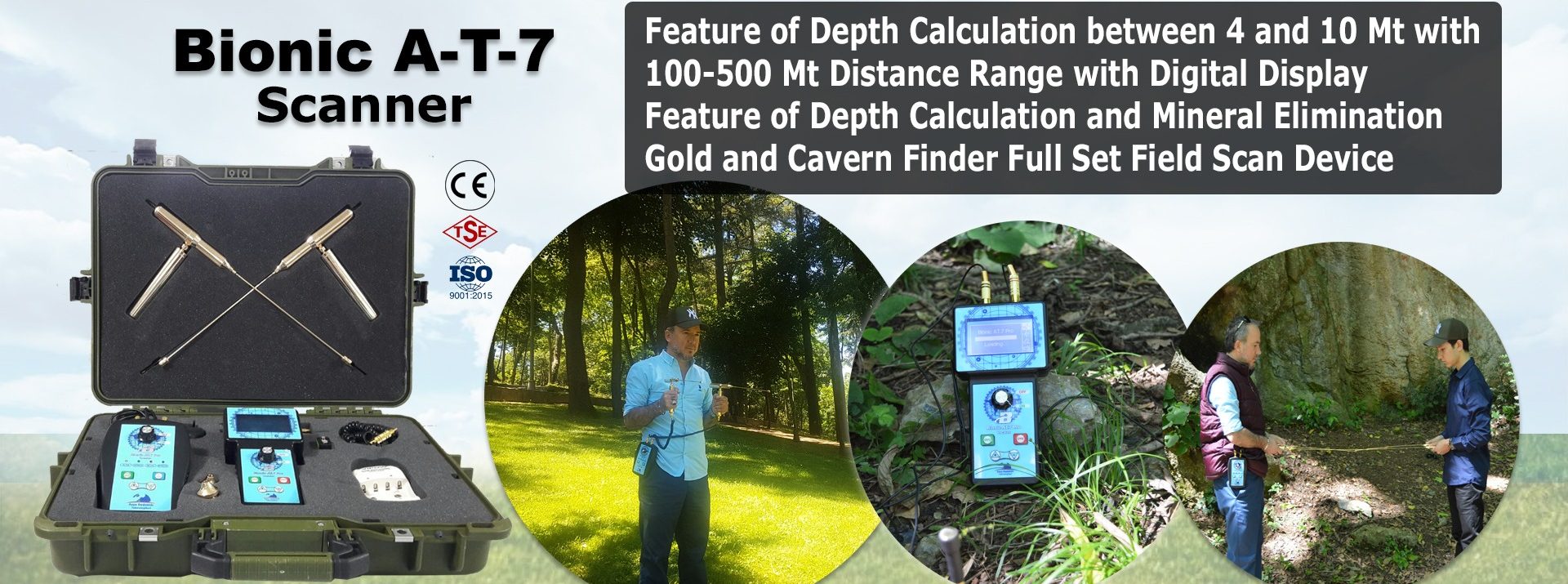 Bionic A-T-7 Pro Field Scanning Detector Device