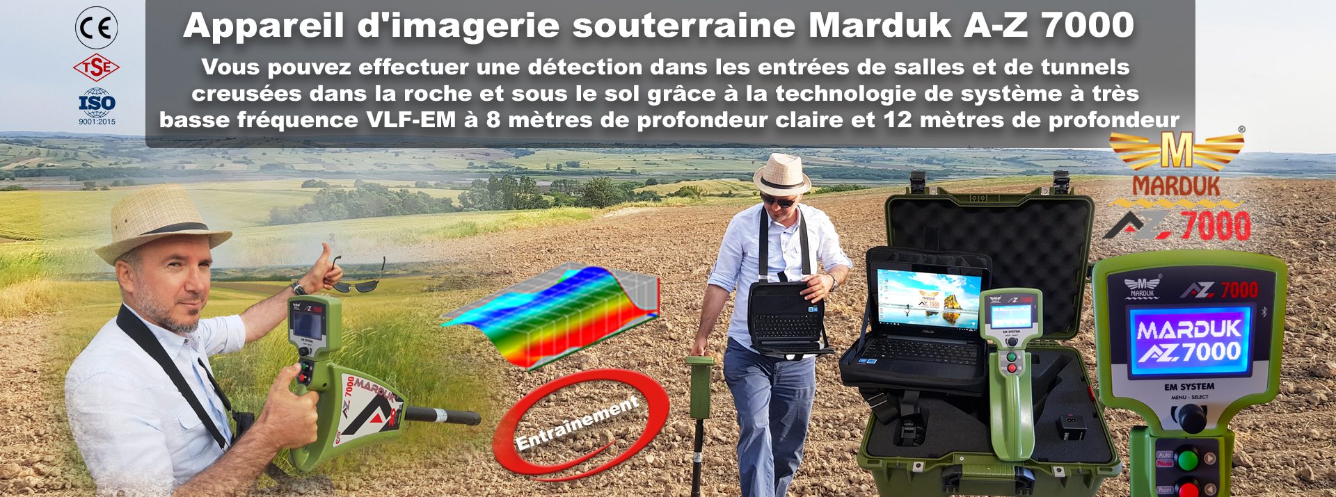Marduk A-Z 7000 Radar à Balayage Souterrain